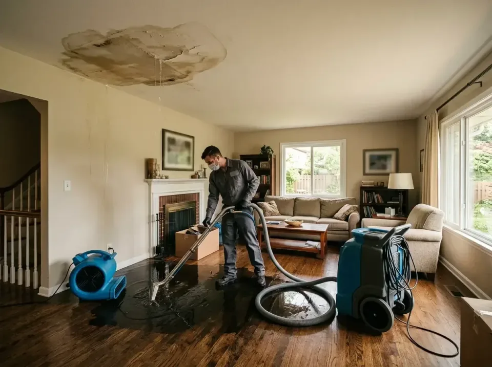 attic-pipe-burst-ceiling-drip-008 — frequently asked questions, Water Damage Restoration & Carpet Care in Roanoke, VA